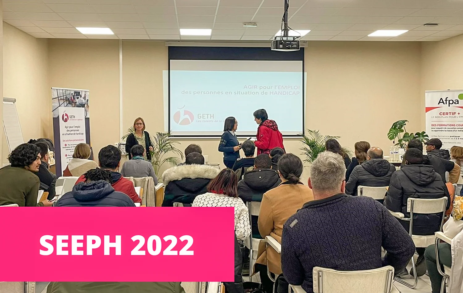 Visuel Actu Evénement – SEEPH 2022 – Vignette Semaine européenne pour l'emploi des personnes handicapées 2022 - conférence