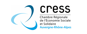 Logo de la Cress Auvergne-Rhône-Alpes, chambre régionale d'économie sociale et solidaire.