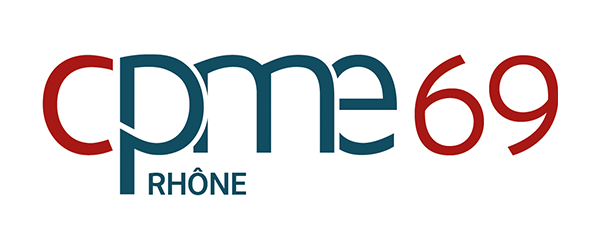 LOGO - CPME Rhône Logo de la Confédération des PME (CPME) du Rhône, partenaire du GETH