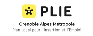 Logo du Plan local pour l'insertion et l'emploi mis en œuvre par Grenoble Alpes Métropole, partenaire du GETH