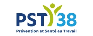 Logo de la Prévention et santé au travail de l'Isère (PST 38), partenaire du GETH