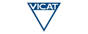 Logo de l'entreprise Vicat, adhérente du GETH