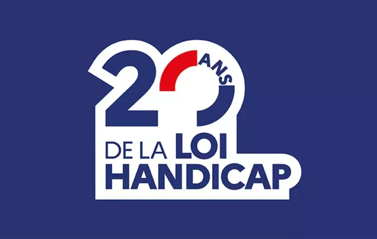 Logo du 20e anniversaire de la Loi Handicap