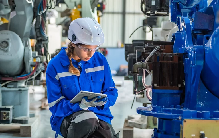 Visuel d'une offre d'emploi du GETH (Groupement d'employeurs de travailleurs handicapés) pour un poste de technicien de maintenance de machines industrielles (H/F)