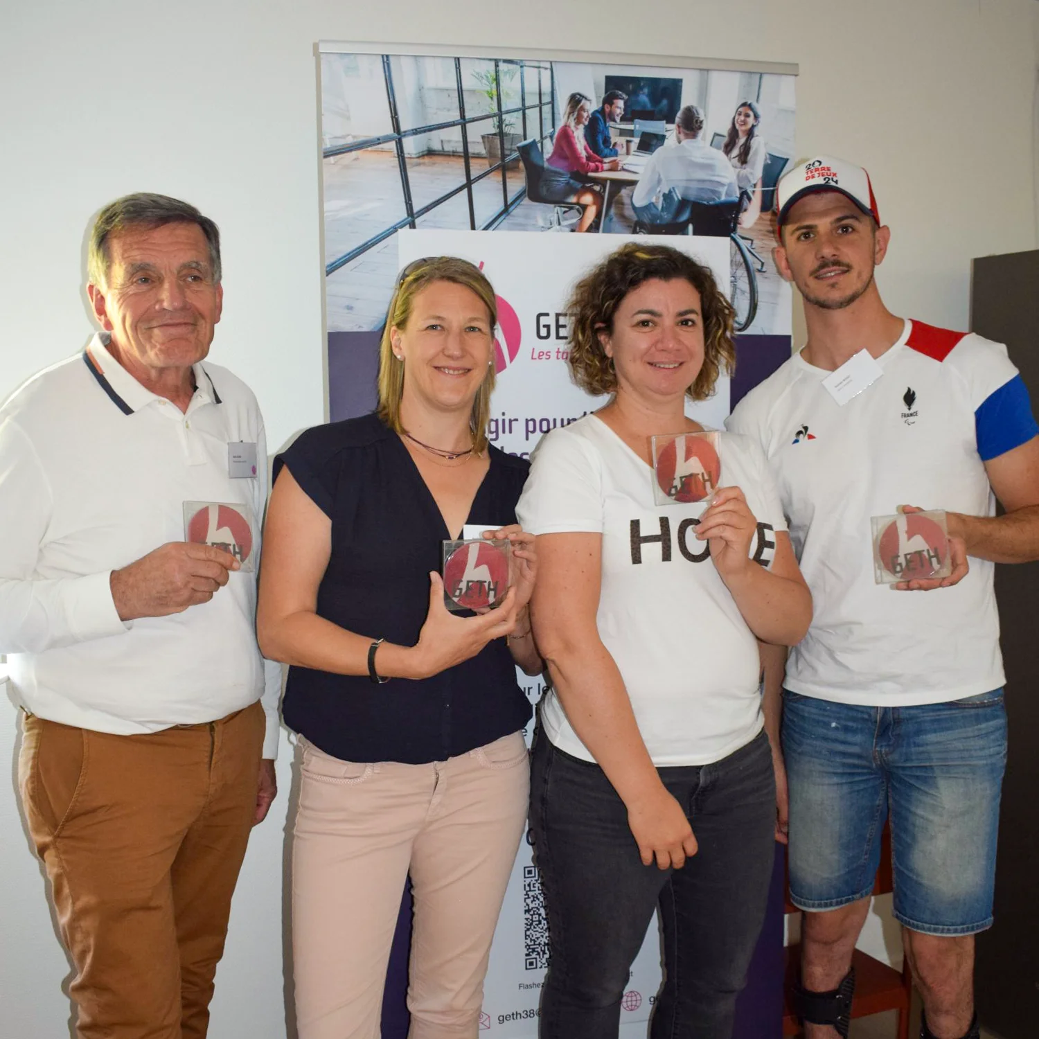 Assemblée générale 2024 du GETH - gagnants l'atelier quizz sur les jeux paralympiques 2024