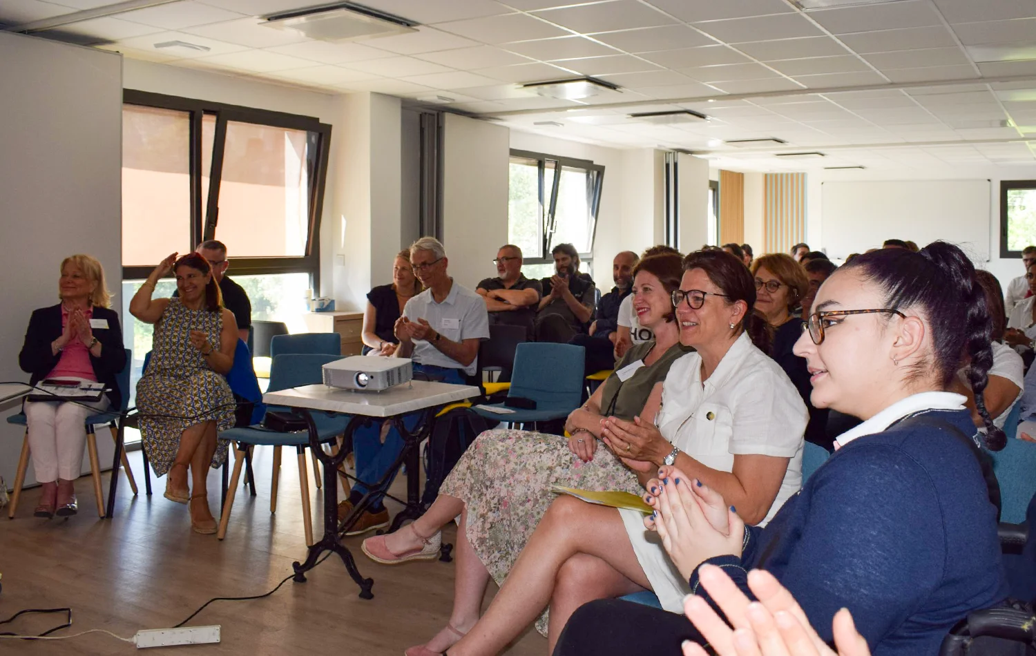 Assemblée générale 2024 du GETH - le public applaudit