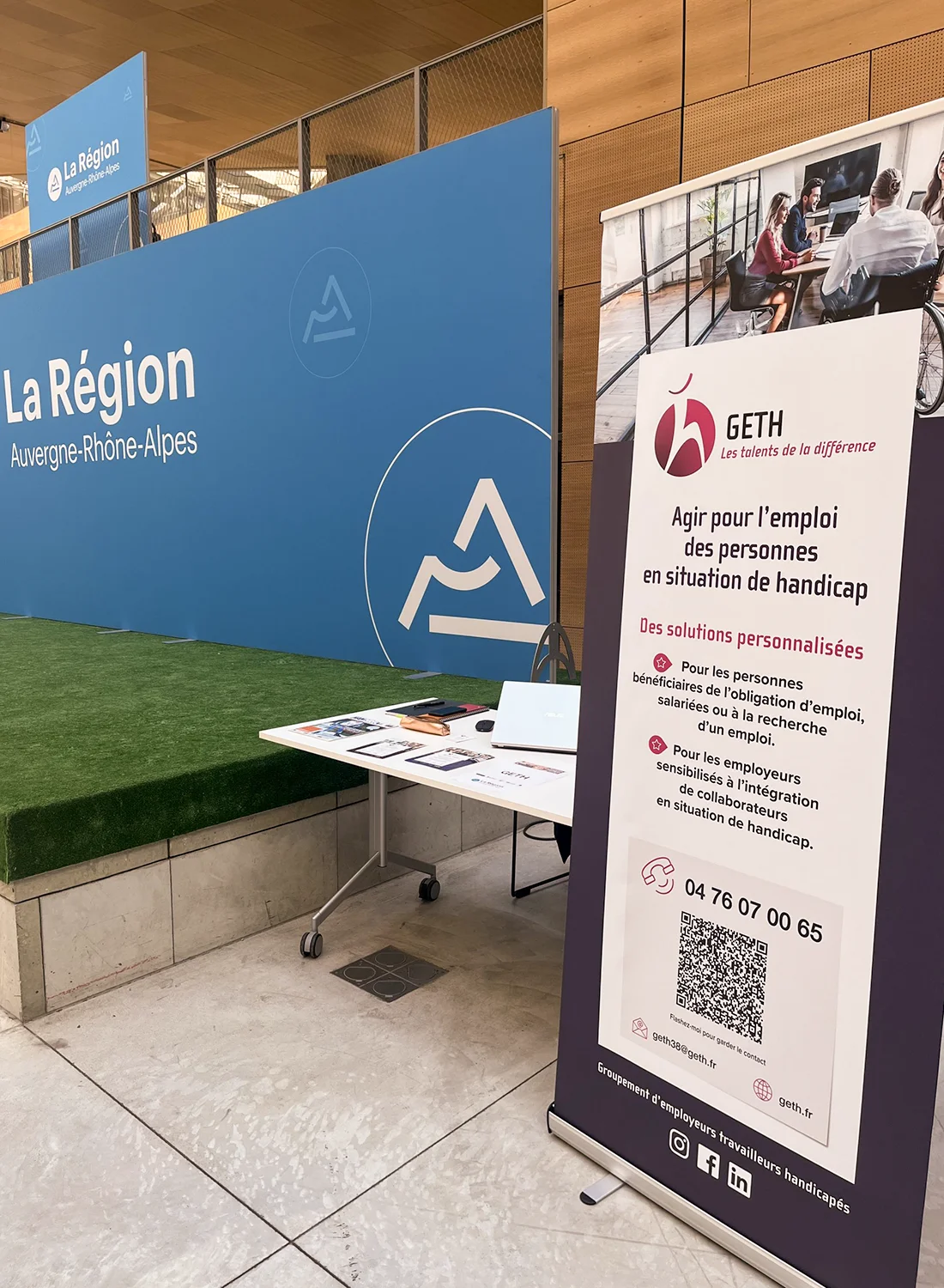 Le GETH se développe dans le lyonnais - Stand du GETH