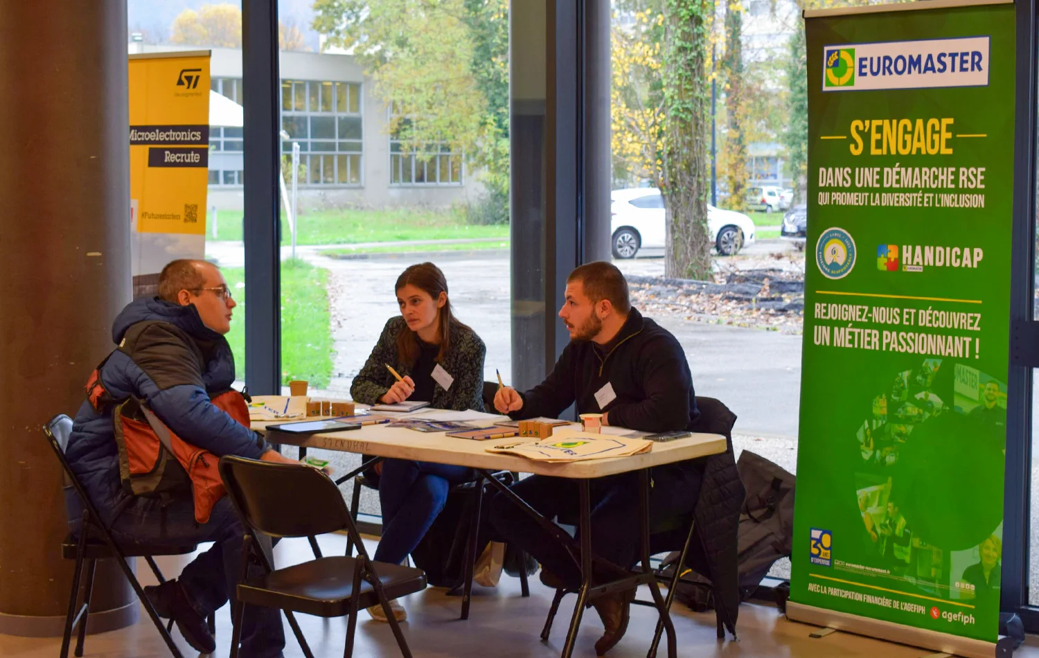 Journée HEJ - Handicap Emploi Jeunes 2024 - stand partenaire Euromaster