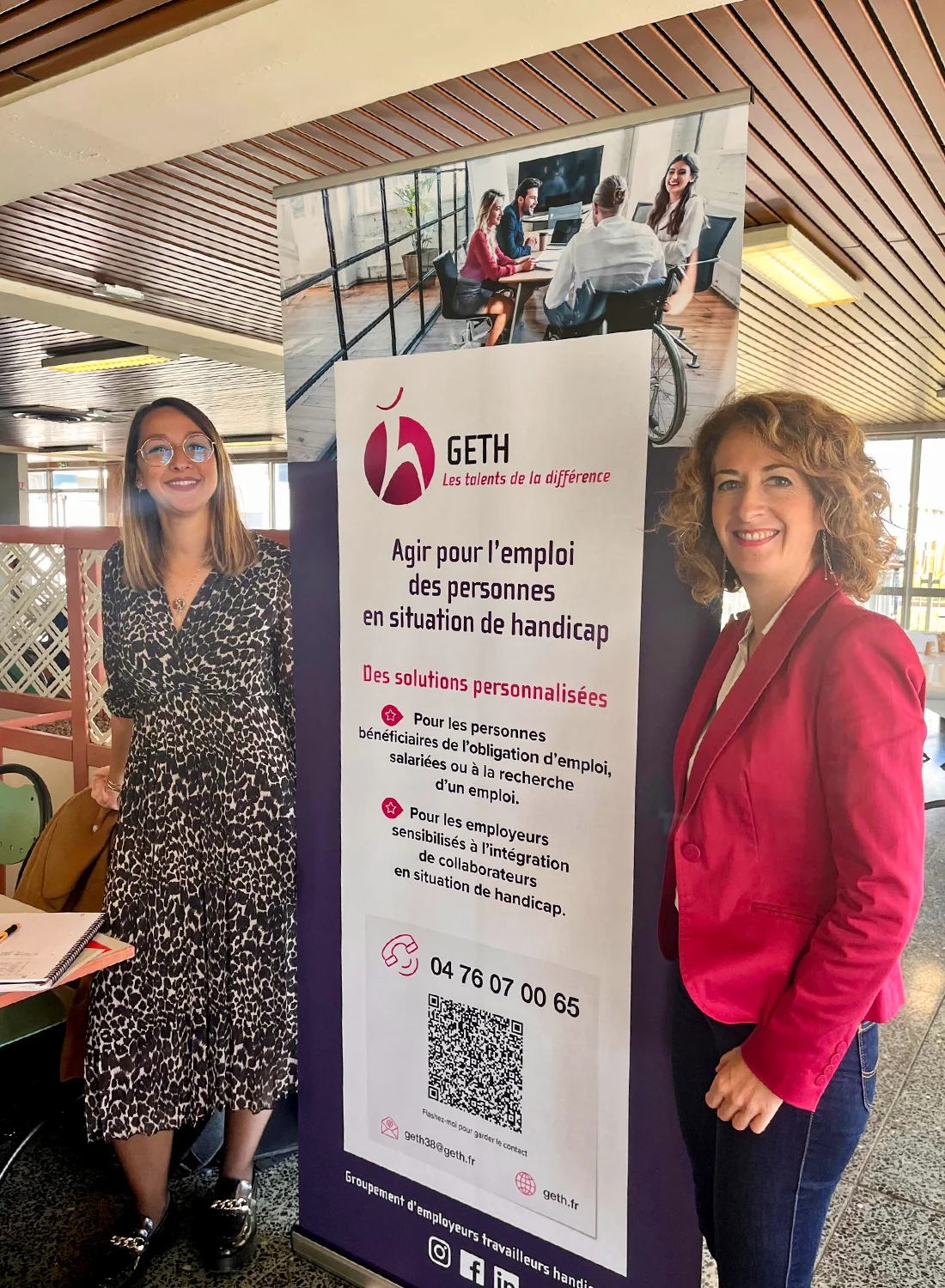 Le GETH se développe dans le lyonnais - Aude et Pauline