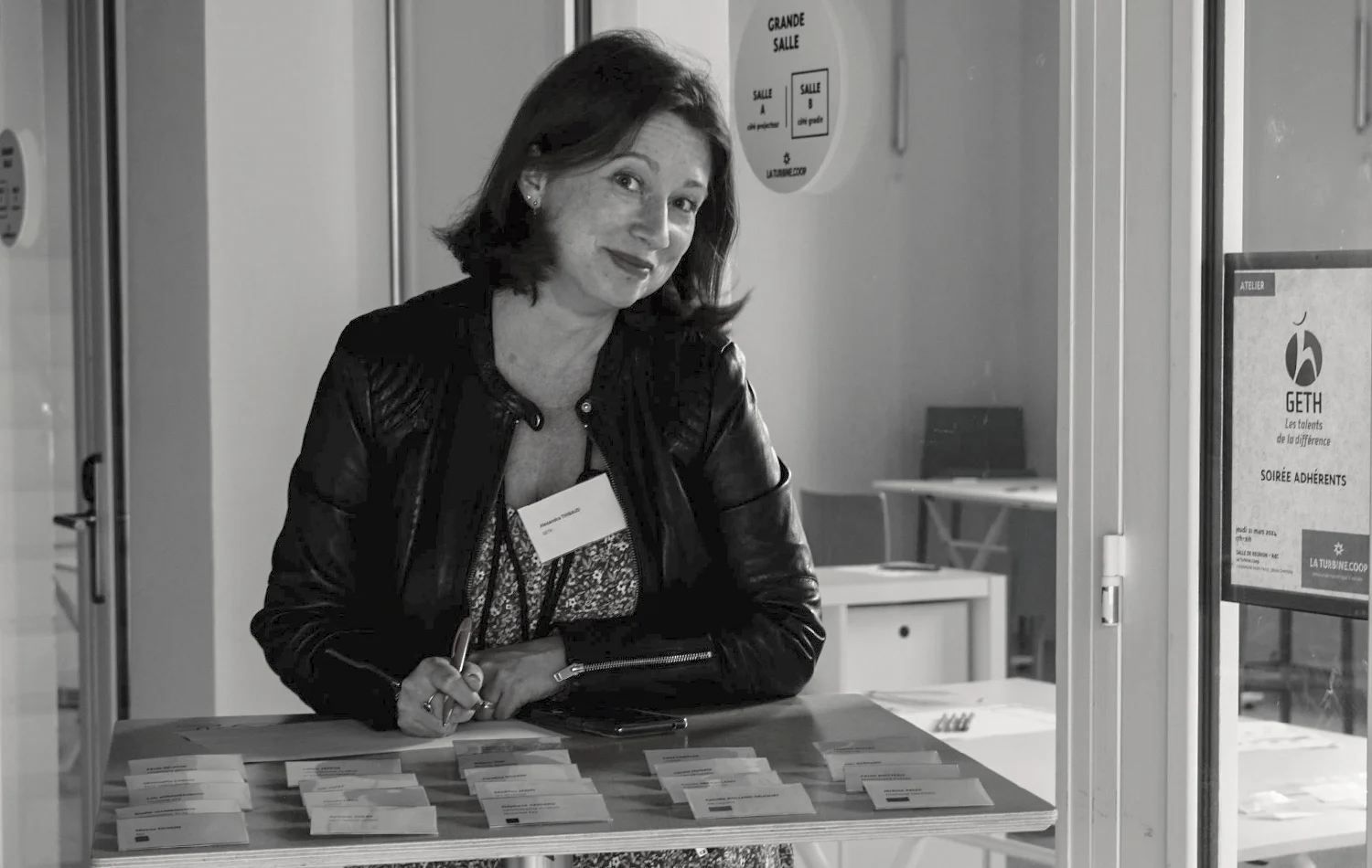 Soirée des adhérents du GETH 2024 - Alexandra Thibaud accueille les participants