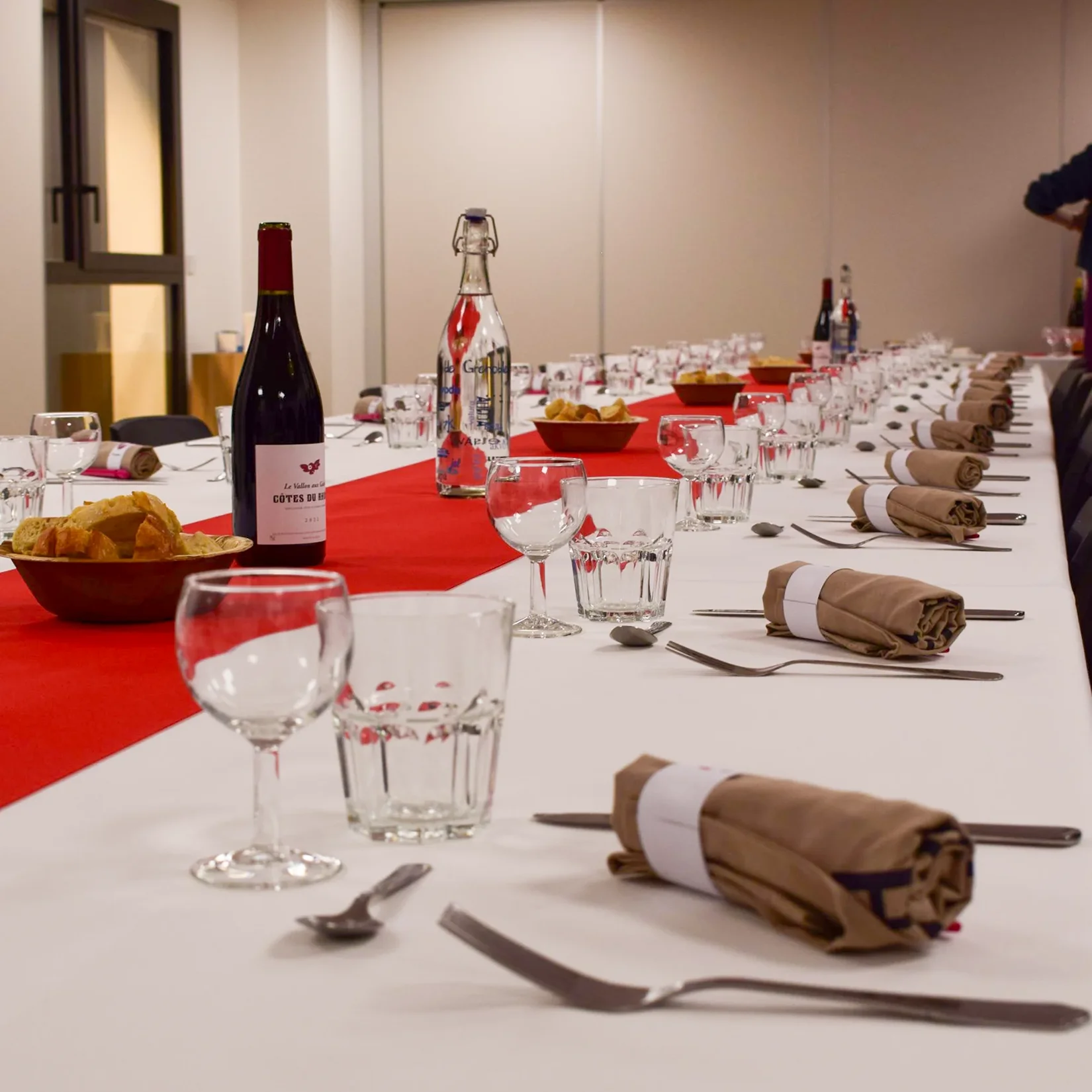 Soirée salariés 2025 - Table dressée Soirée des salariés du GETH, le 24 janvier 2025, table dressée